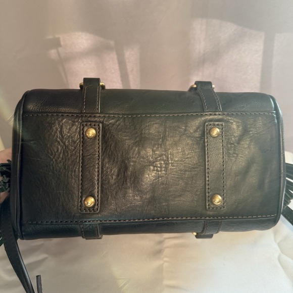 Dooney and Bourke Florentine Leather Micro Satchel Crossbody Bag Purse Black New - Picture 4 of 16